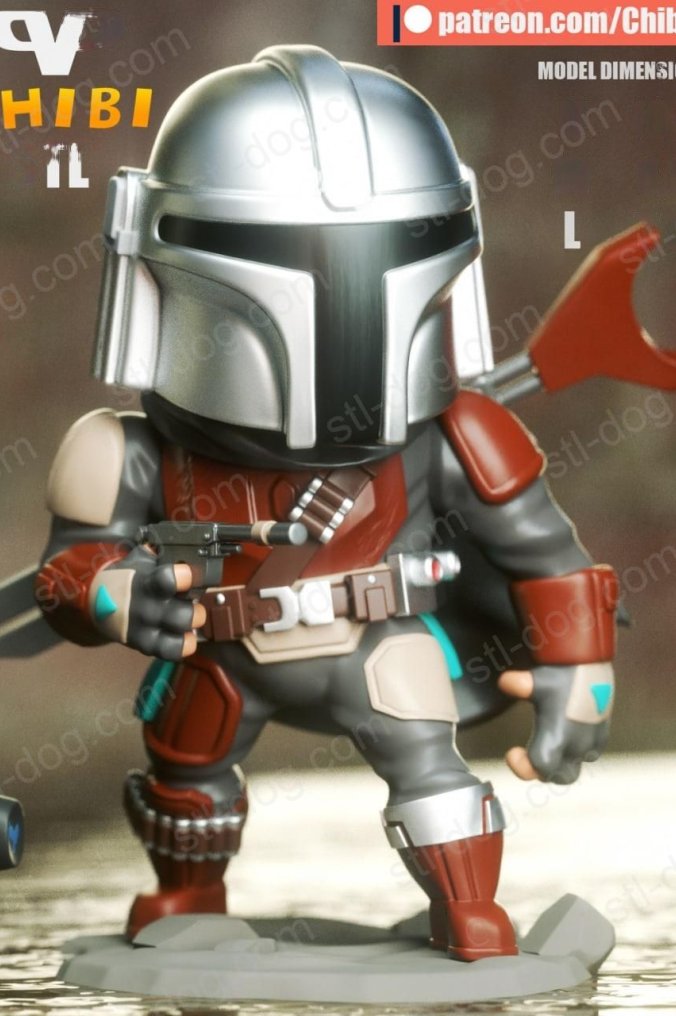 曼达洛人（Mandalorian） 3D打印图纸
